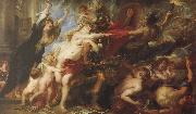 Peter Paul Rubens The moral of the outbreak of war Norge oil painting reproduction